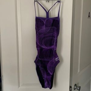 Purple Speedo Endurance suit